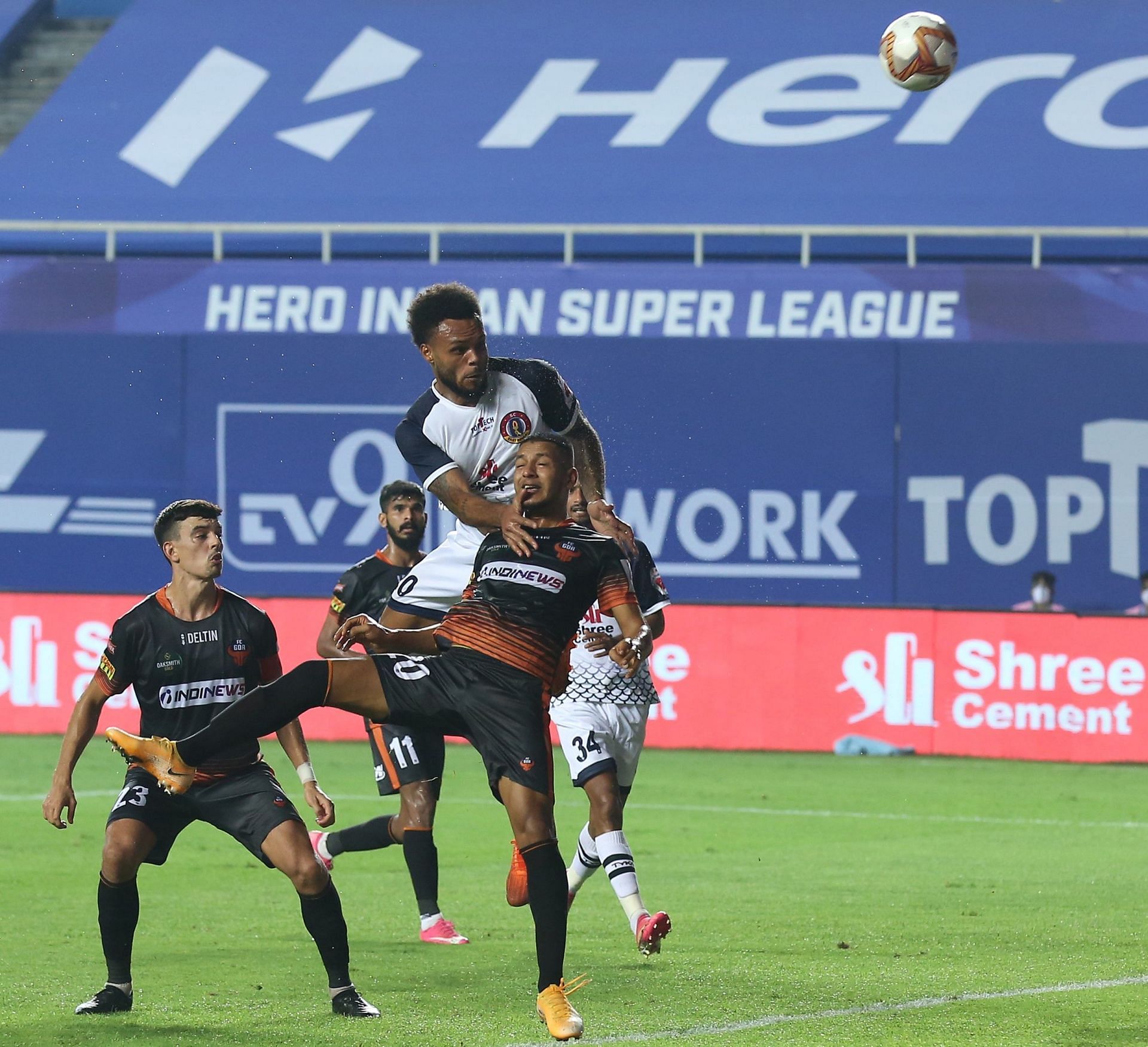 SC East Bengal vs FC Goa in the previous edition of the ISL (Image Courtesy: ISL)