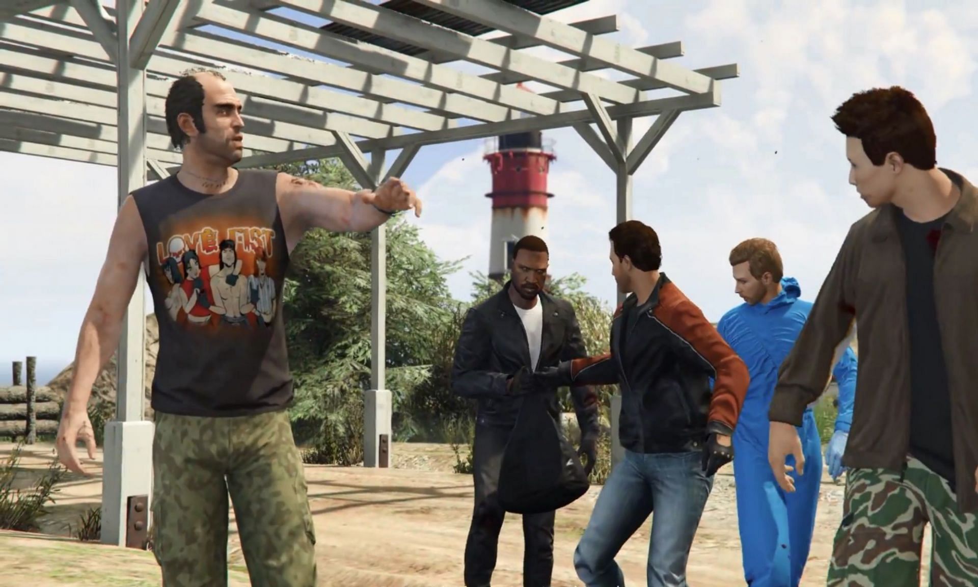 Trevor gives GTA Online players the occasional job (Image via Rockstar Games)