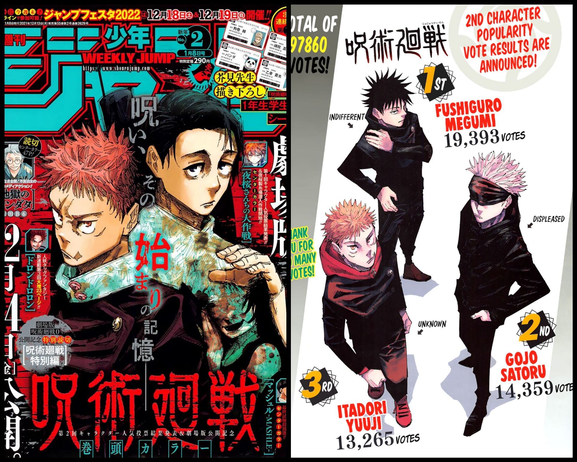 Jujutsu Kaisen chapter 169 leaked spoilers Color page, break announced