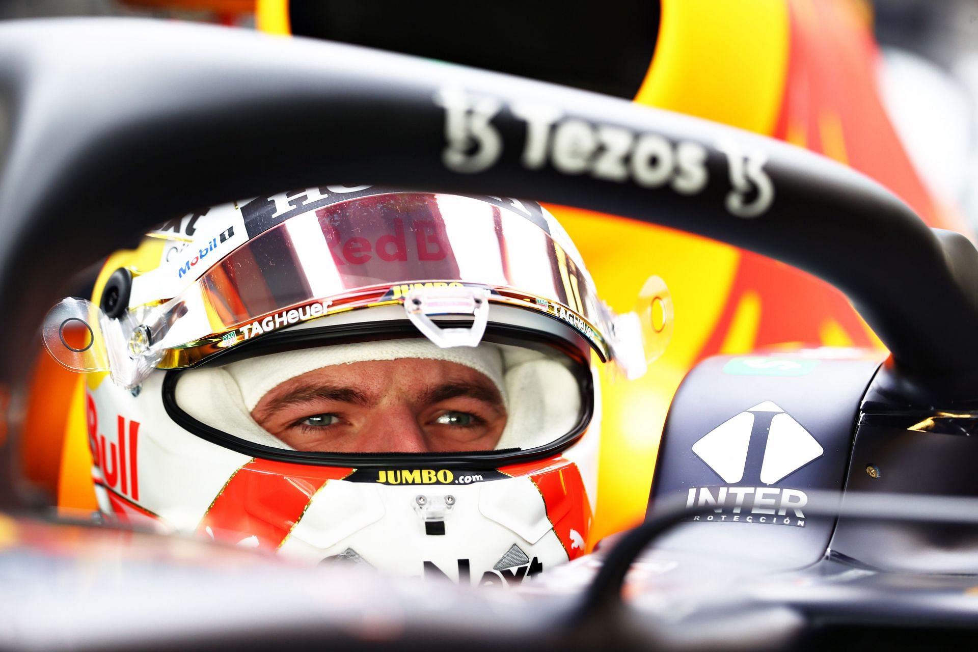 Formula 1 Testing in Abu Dhabi - Max Verstappen focuses on the task ahead.