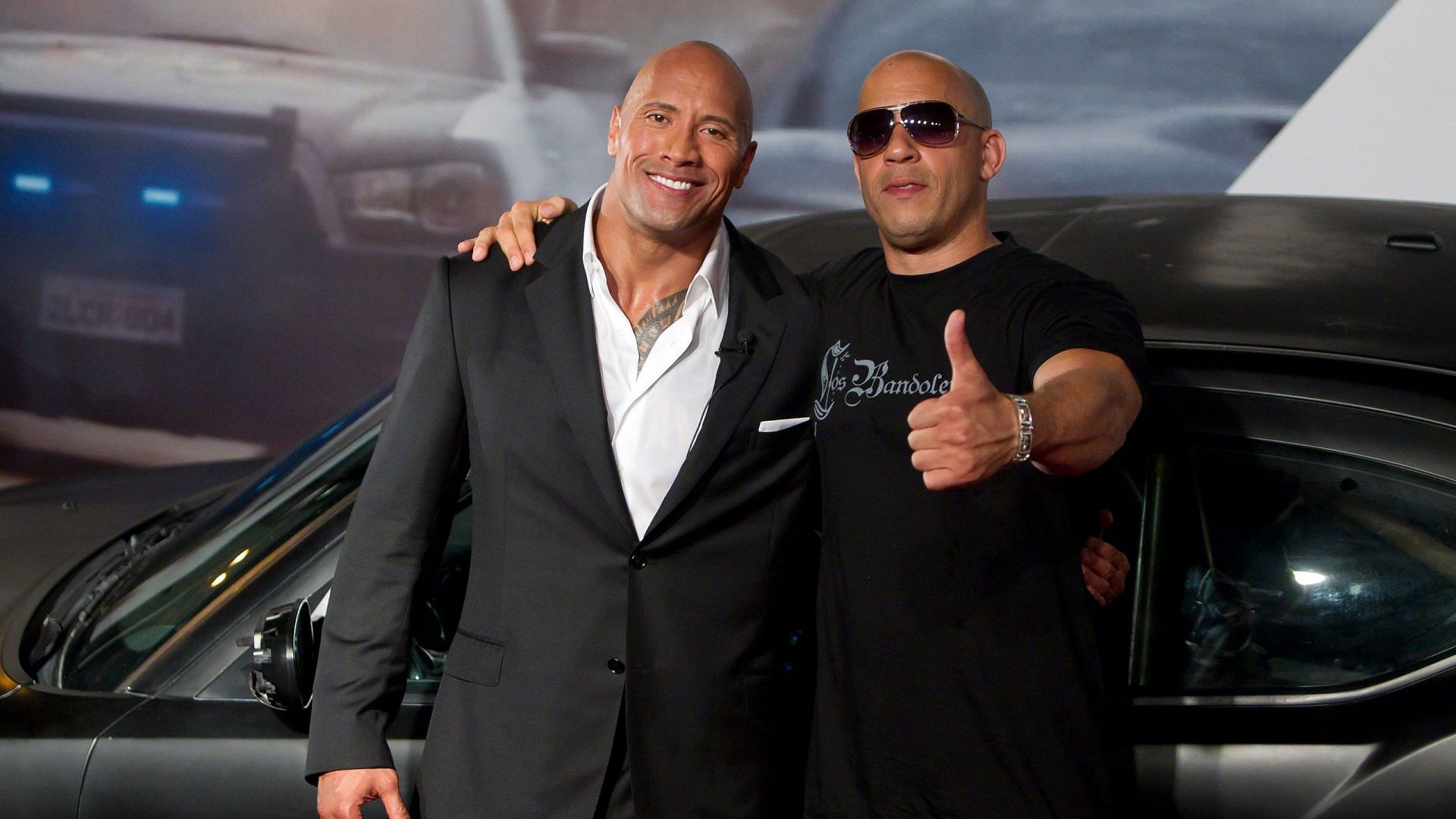 Dwayne Johnson and Vin Diesel in 2011 (Image via Getty Images/Buda Mendes)