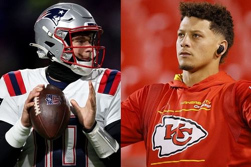 Mac Jones (Patriots) and Patrick Mahomes (Chiefs)