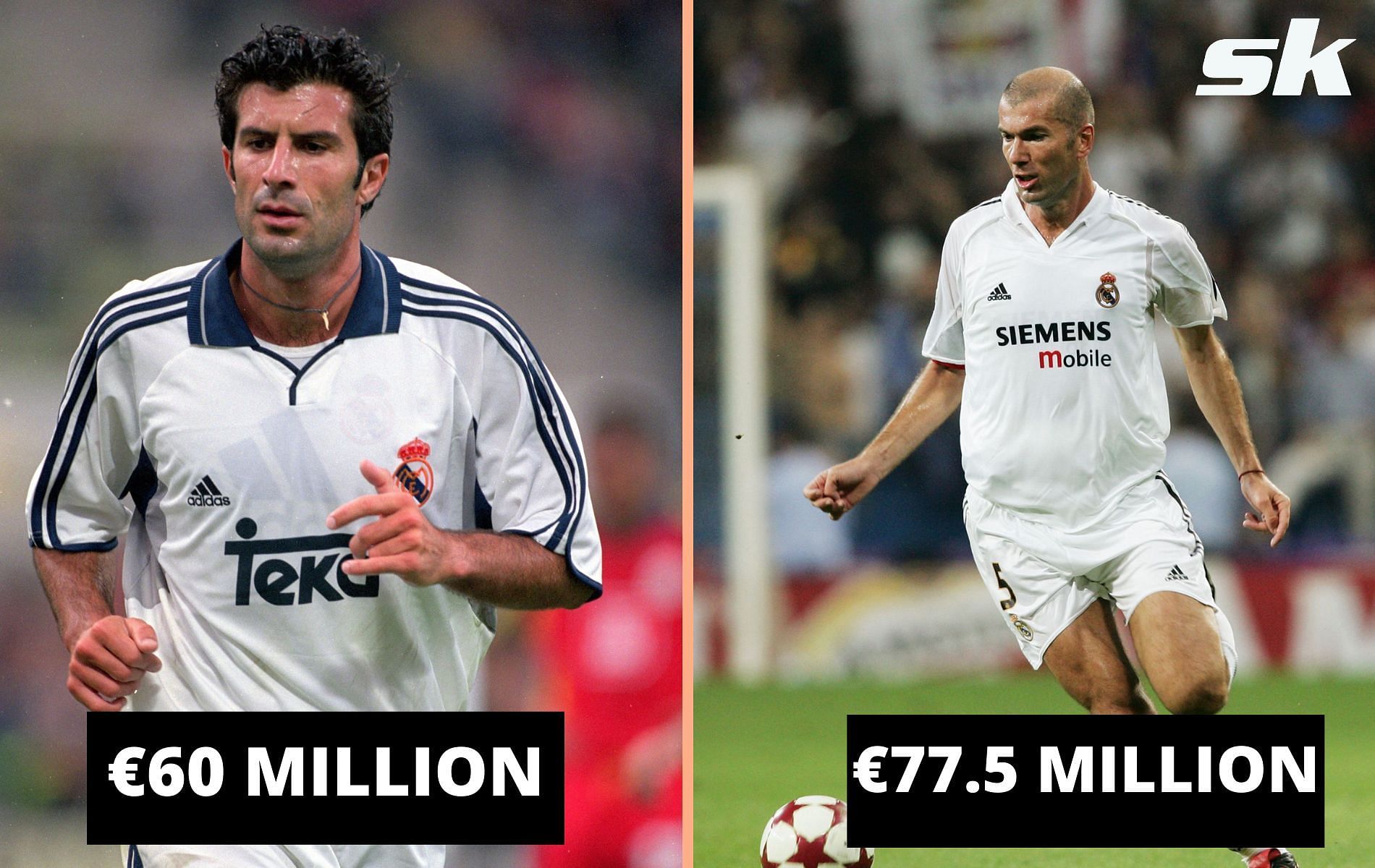 Real Madrid have always signed some of football&#039;s finest for huge sum in their illustrious history