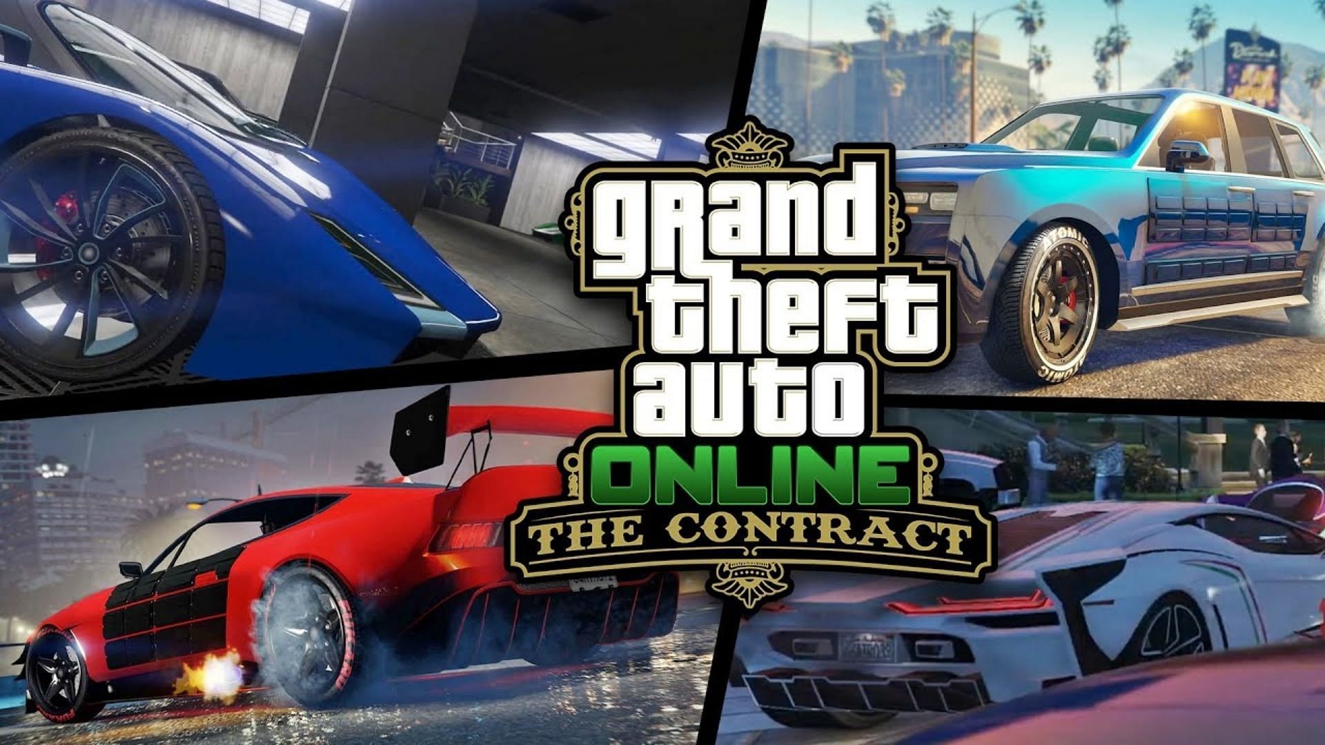 Several new cars released in GTA Online The Contract update (Image via CONE 11/Youtube)