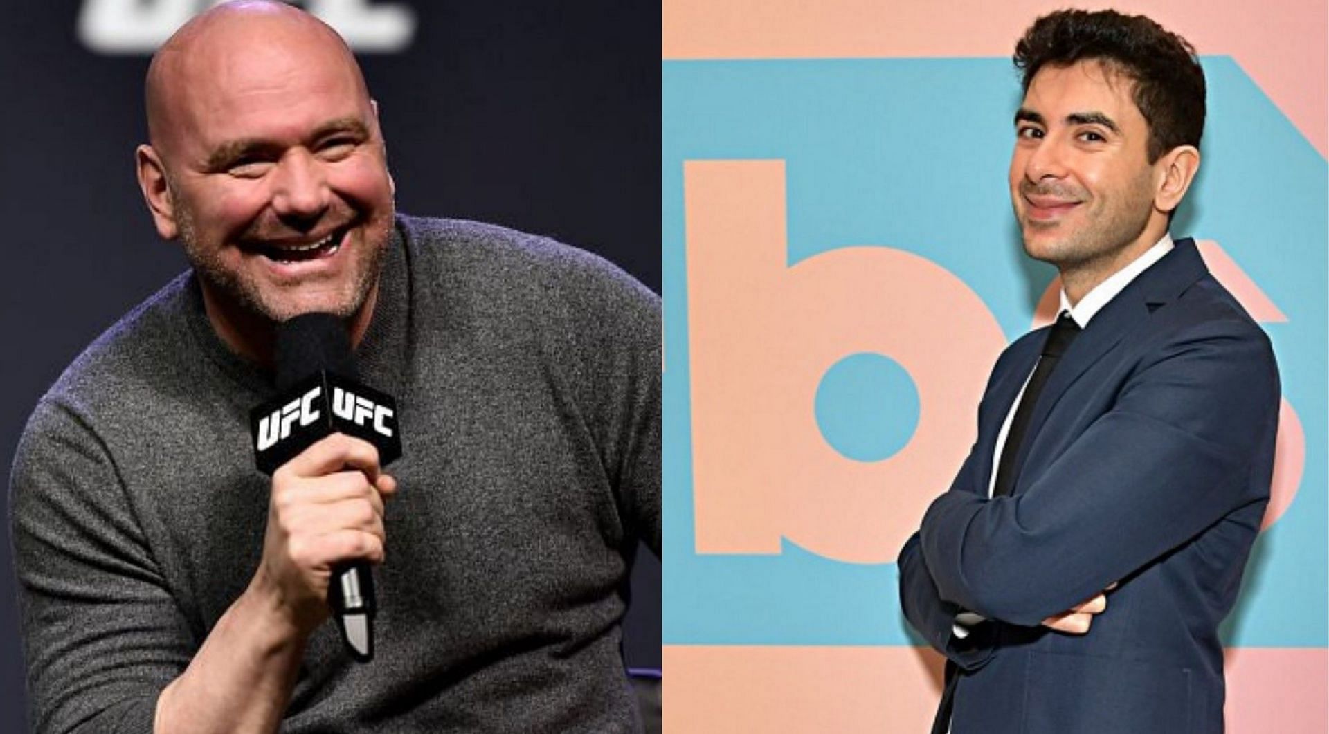 Dana White (left) and Tony Khan (right)