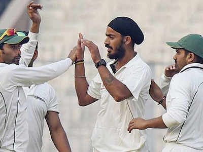 Railways men&#039;s cricket team in action