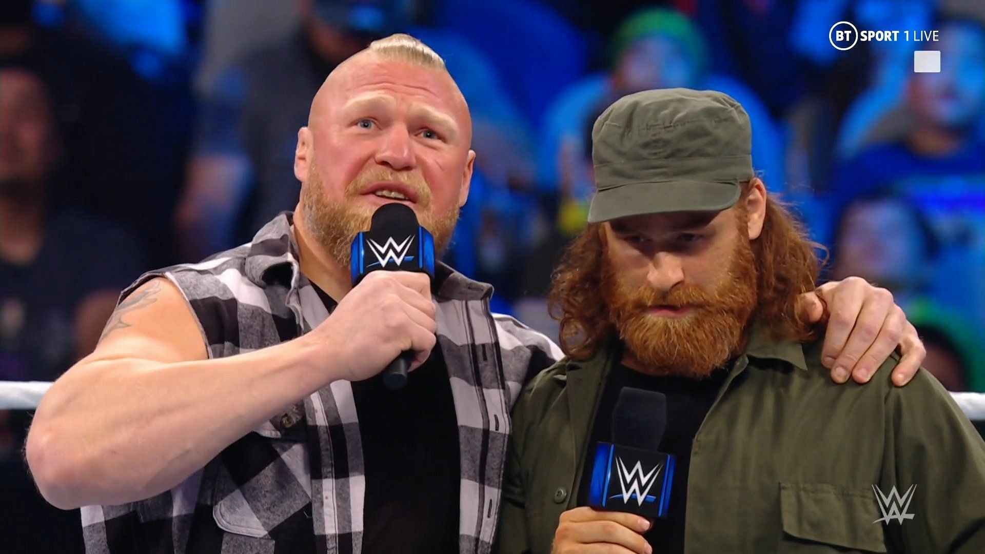 Brock Lesnar convinced Sami Zayn to take on Roman Reigns for the Universal Title