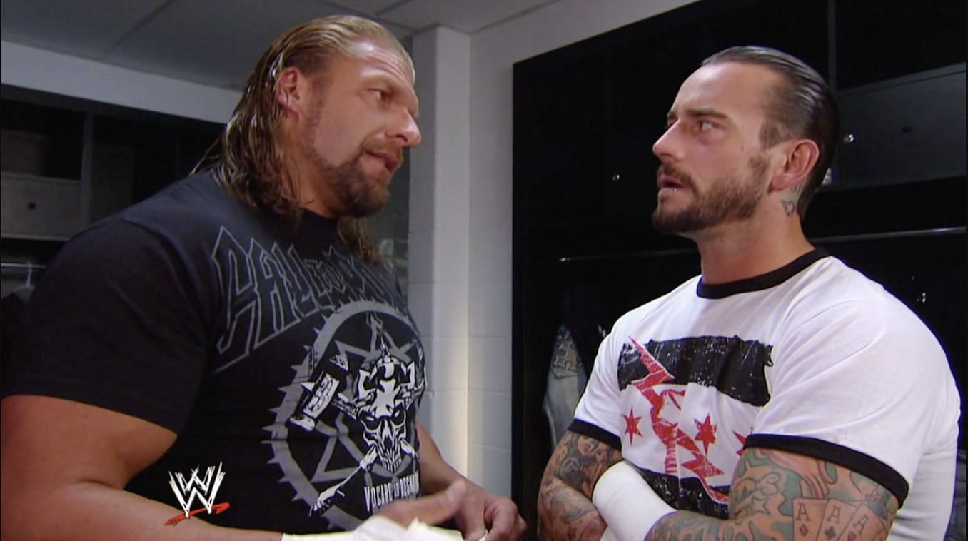 Triple H and CM Punk had an intense rivalry on and off the screen