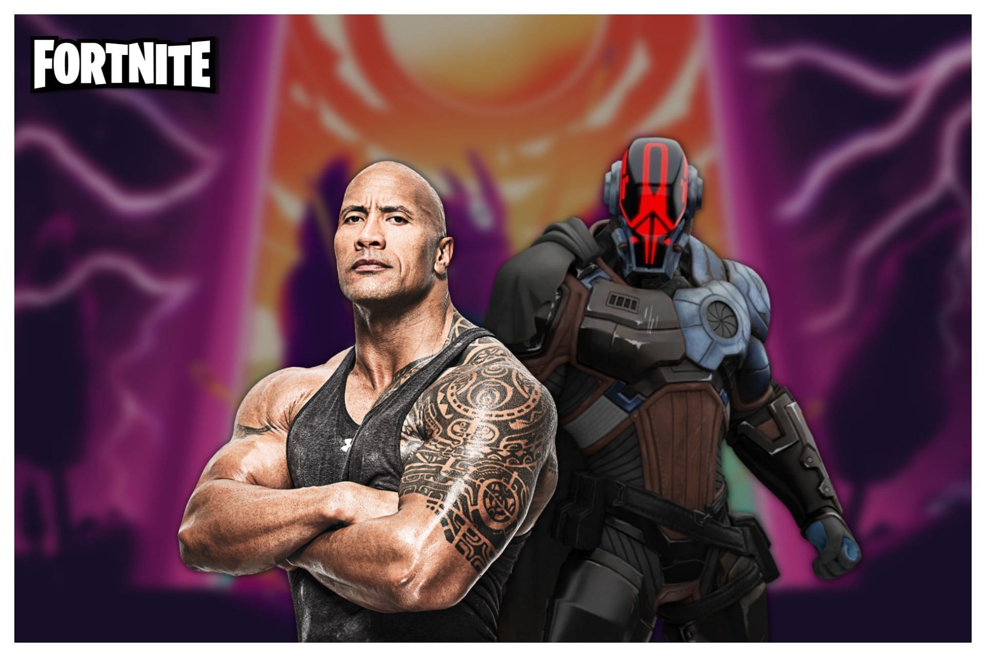 Is The Rock really the voice behind The Foundation in Fortnite? (Image via Sportskeeda)