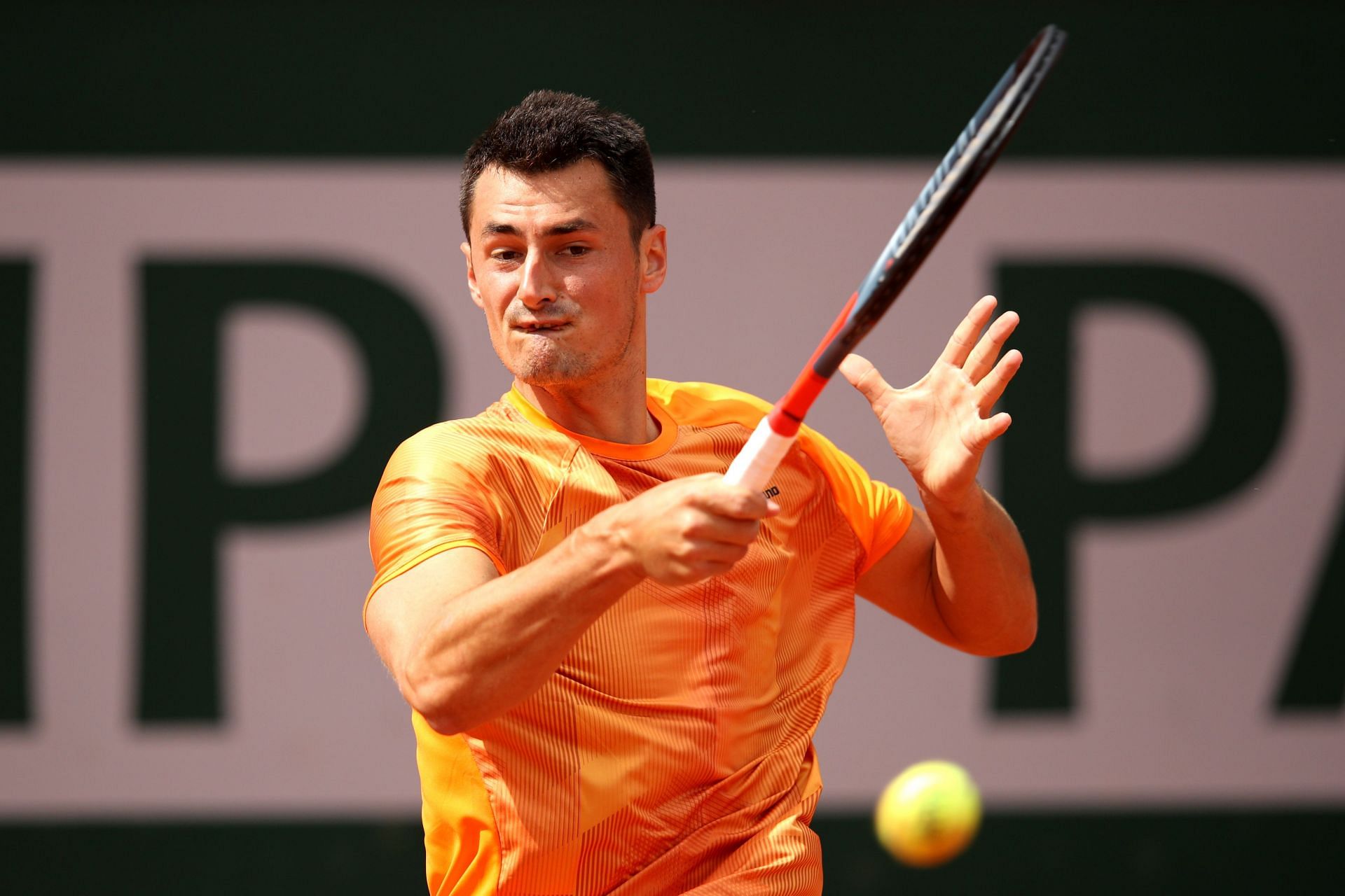 Bernard Tomic at the 2019 French Open