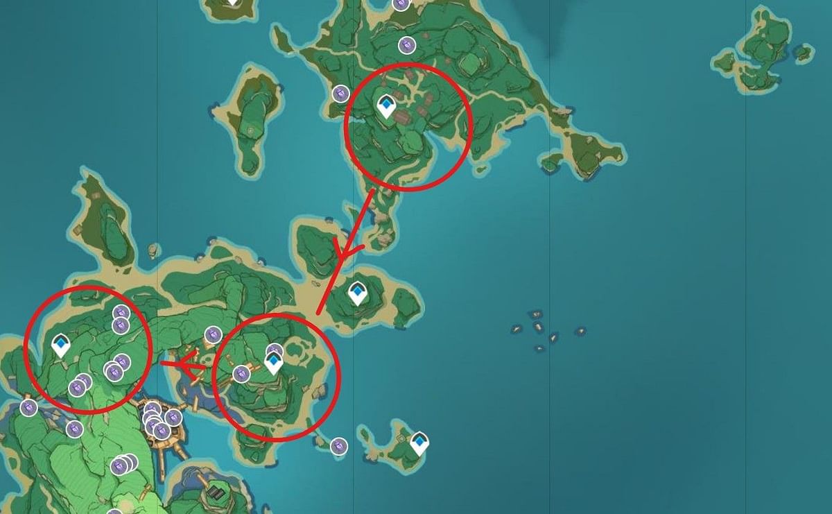 Genshin Impact: All Onikabuto locations with farming routes in Inazuma