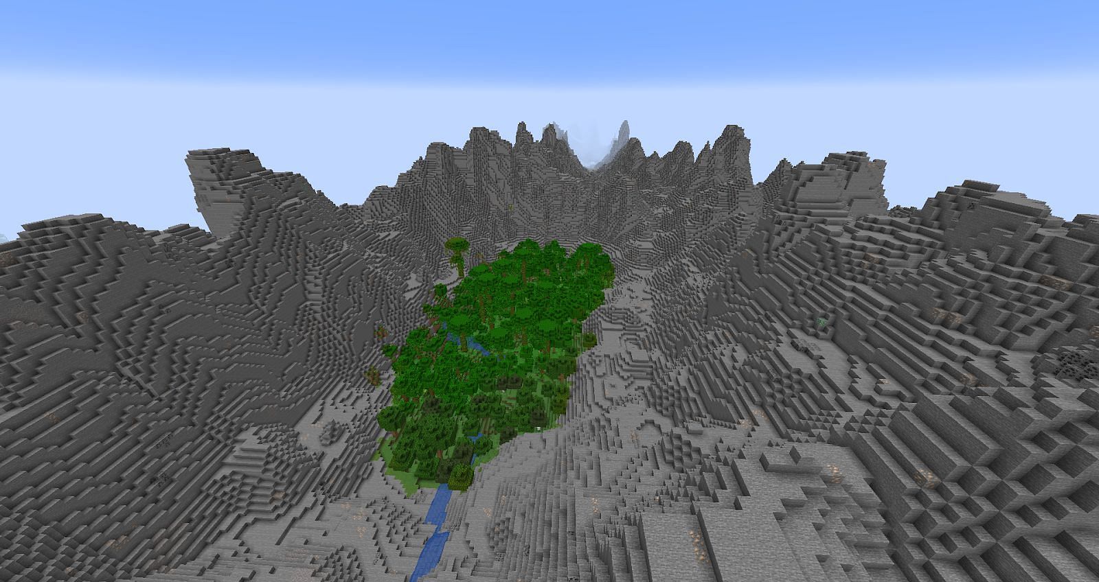 Glitched forest 1.18 seed (Image via Mojang)