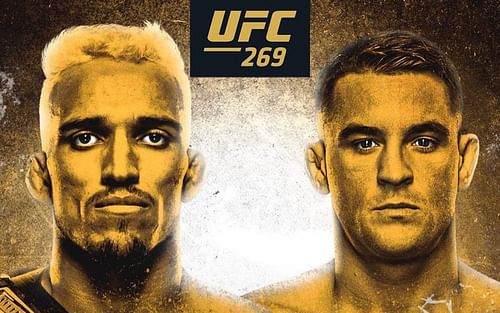 Charles Oliveira vs. Dustin Poirier poster via Instagram @dustinpoirer