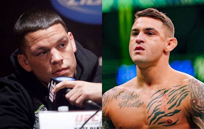 Nate Diaz responds to 'loser' Dustin Poirier after their potential UFC 270 fight is called off