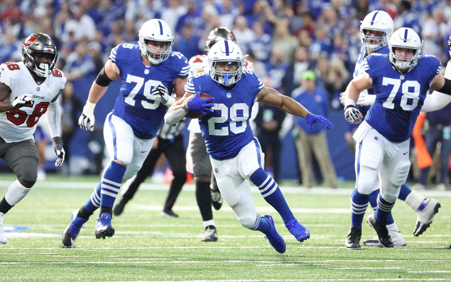 Indianapolis Colts running back Jonathan Taylor