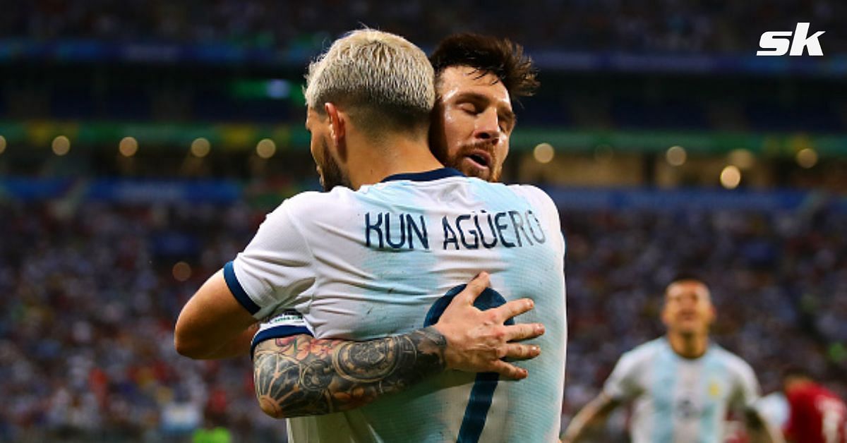 Lionel Messi has posted a heartwarming message for Sergio Aguero.