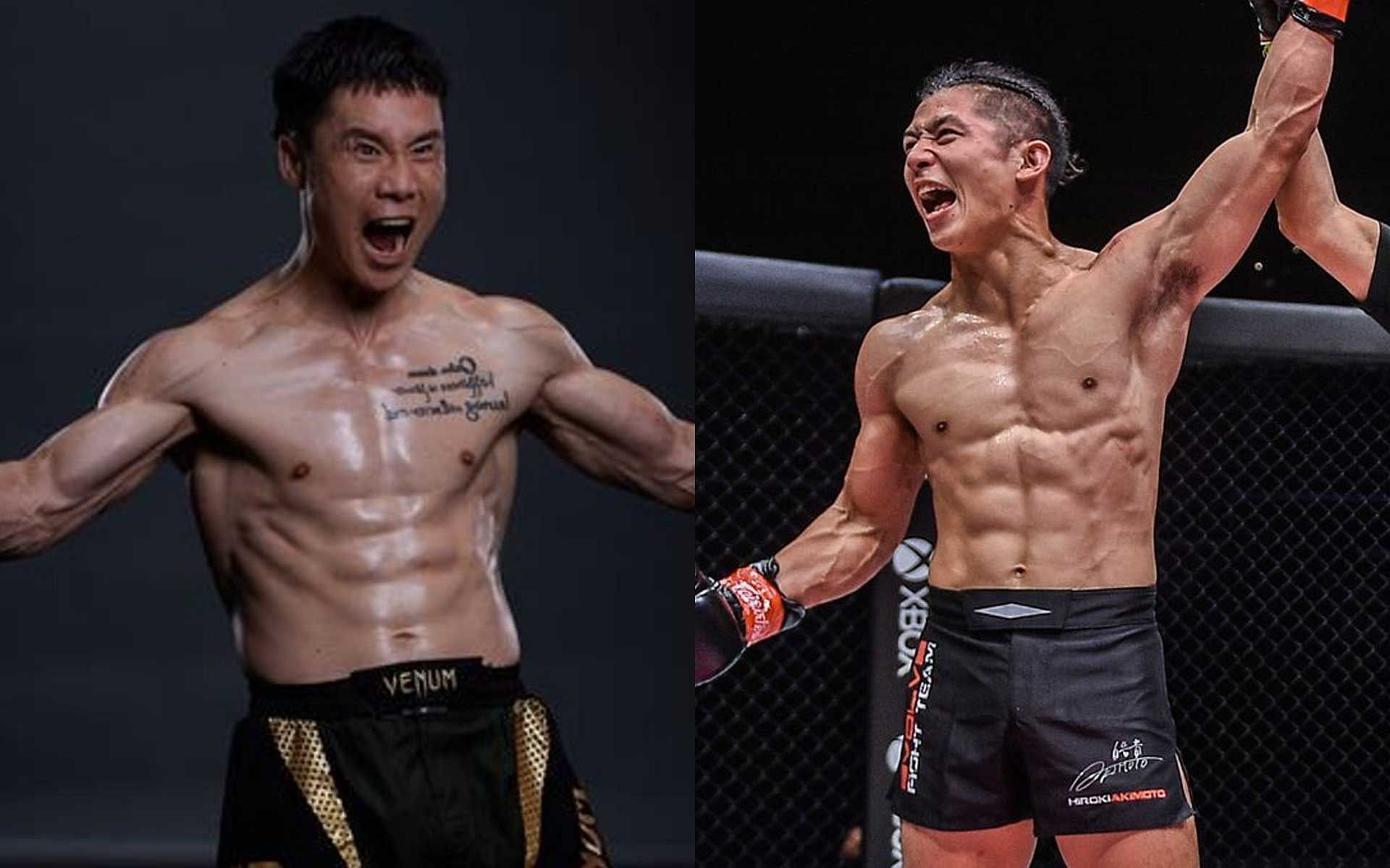 Qiu Jianliang (left) Hiroki Akimoto (right) [Photo: ONE Championship]