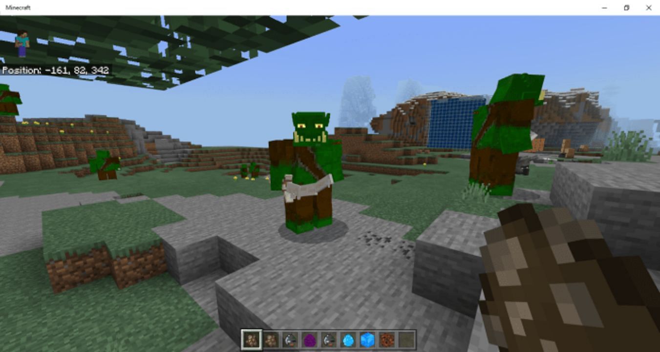 As some orcs might say, it&#039;s not easy being green (Image via Mojang)