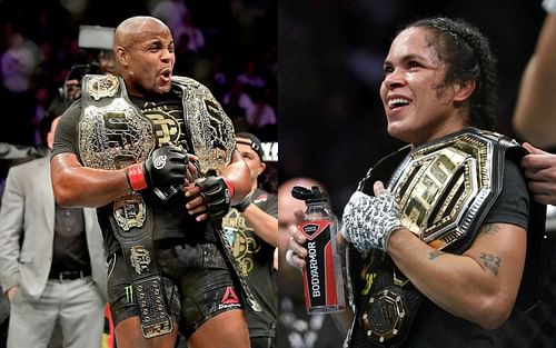 Daniel Cormier (left) & Amanda Nunes (right)