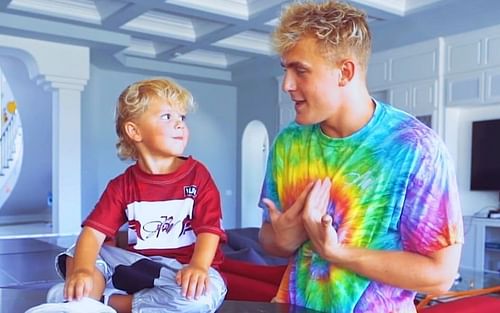 Jake Paul with 'Mini Jake Paul' [Image Courtesy: @minijakepaul on Instagram]