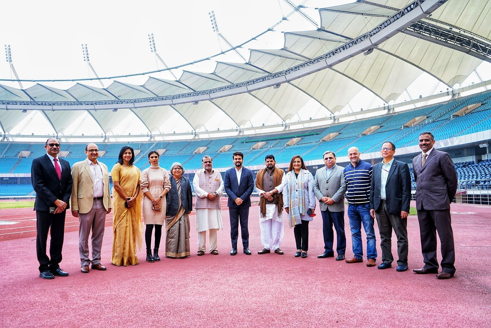 The members of the Mission Olympic Cell (MOC) after a meeting in New Delhi on Monday. (PC: SAI)