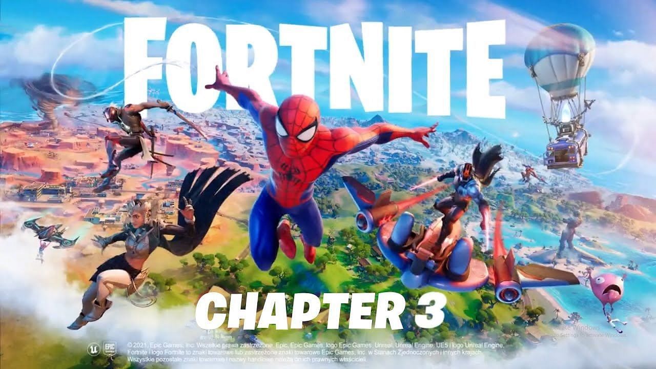 A tornado can be seen in the upper left hand corner of the loading screen (Image via Epic Games)