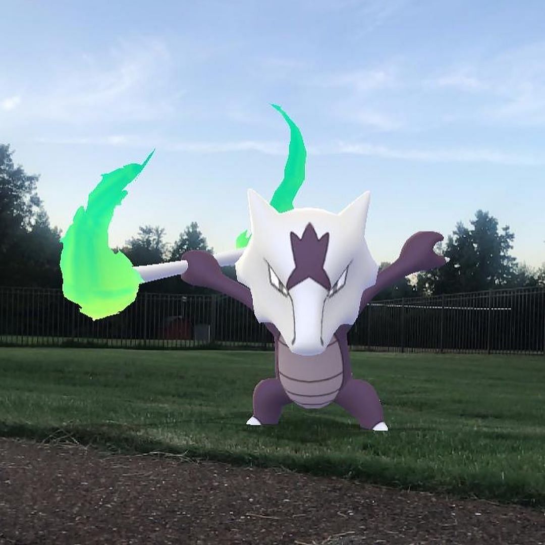 Pokemon like Alolan Marowak are great non-Steel-type alternatives that still have a large number of resistances (Image via Niantic)