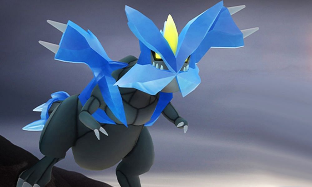 Kyurem is an intriguing Ice/Dragon hybrid, making its weaknesses atypical (Image via Niantic)