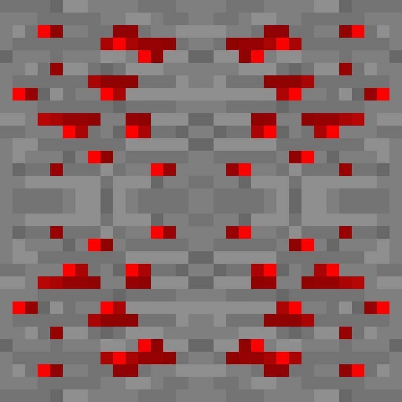 Redstone ore in Minecraft (Image via Mojang)