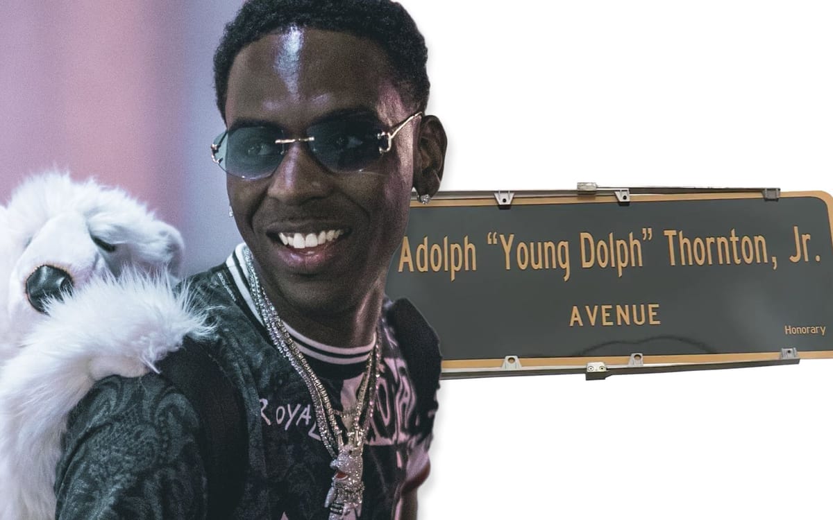 Adolph 'Young Dolph' Thornton, Jr. Avenue Memphis street sign dedicated to late rapper unveiled