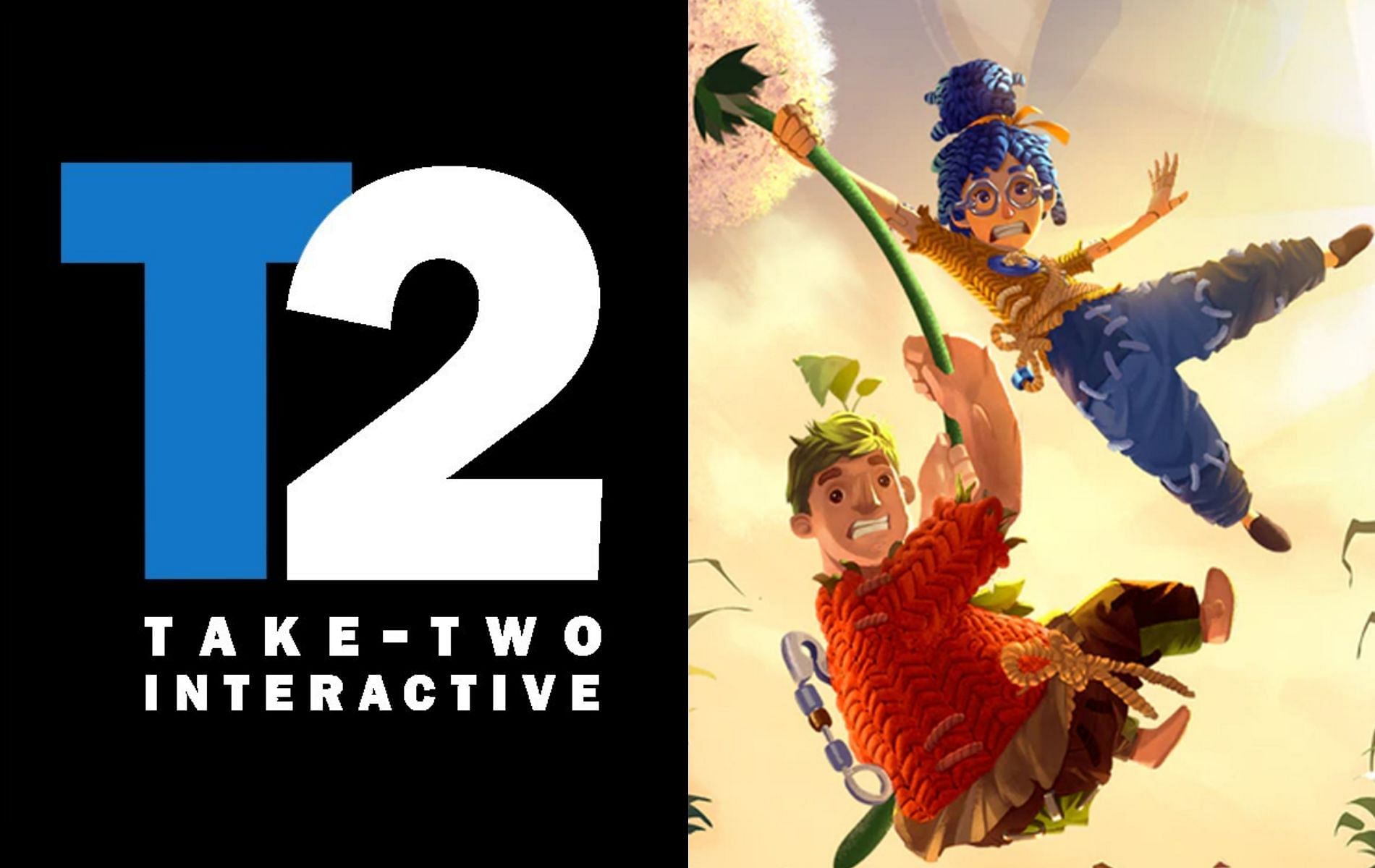 Take-Two and It Takes Two are two separate entities (Image via Take-Two, Hazelight)