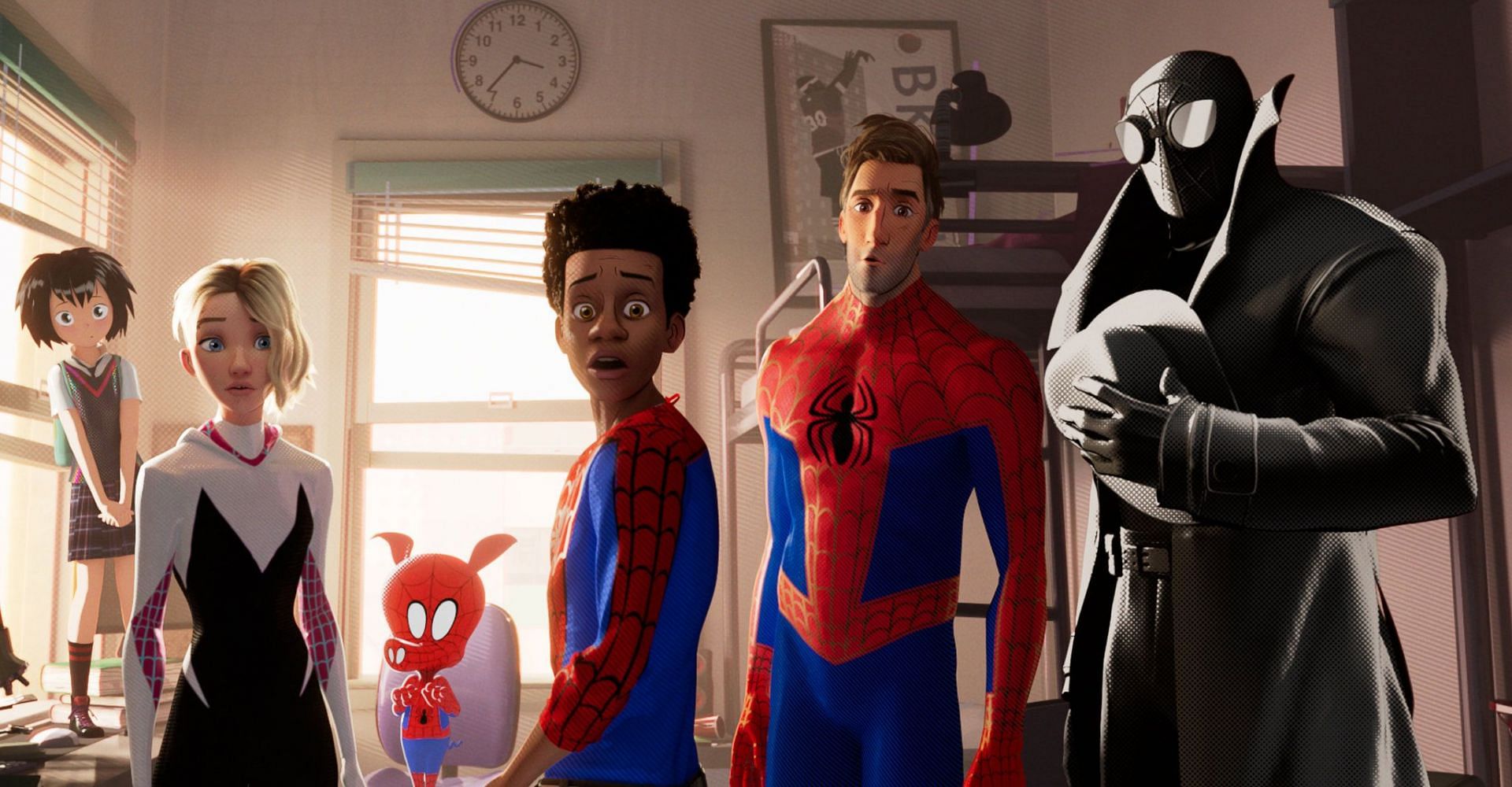 &#039;Into the Spider-Verse&#039; cast (Image via Sony)