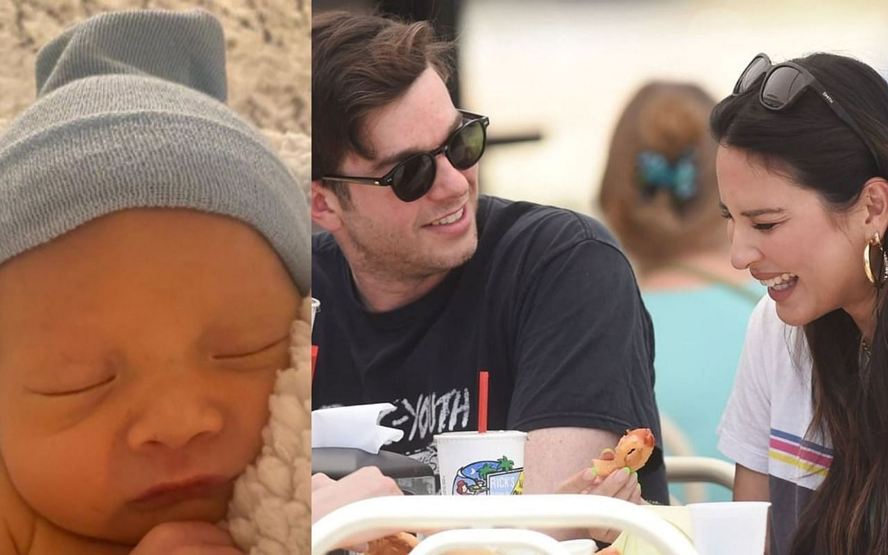 Olivia Munn and John Mulaney share picture of newborn son on Instagram (Image via Getty &amp; Instagram/johnmulaney)