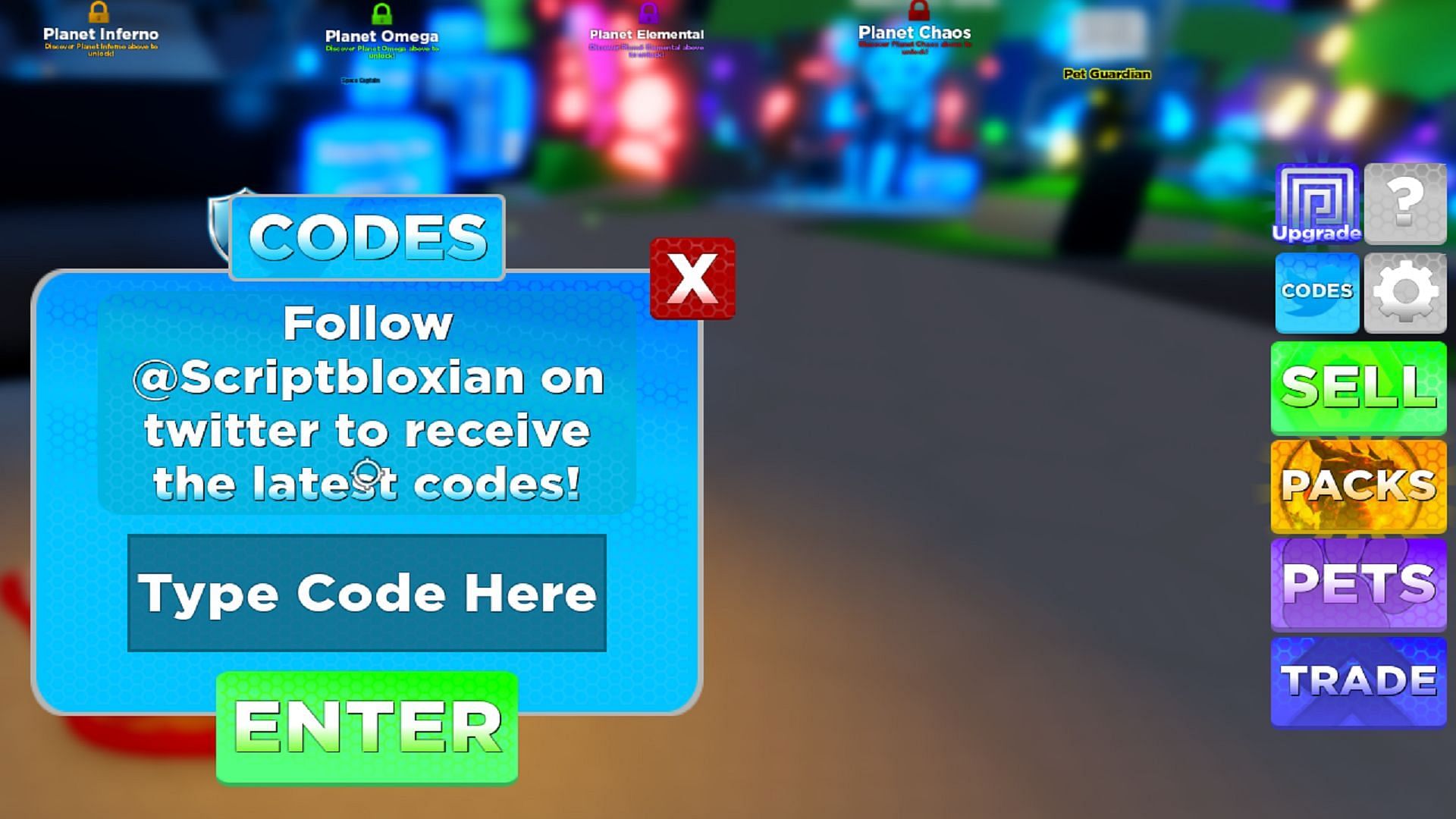 Where codes are redeemed in-game (Image via Sportskeeda)