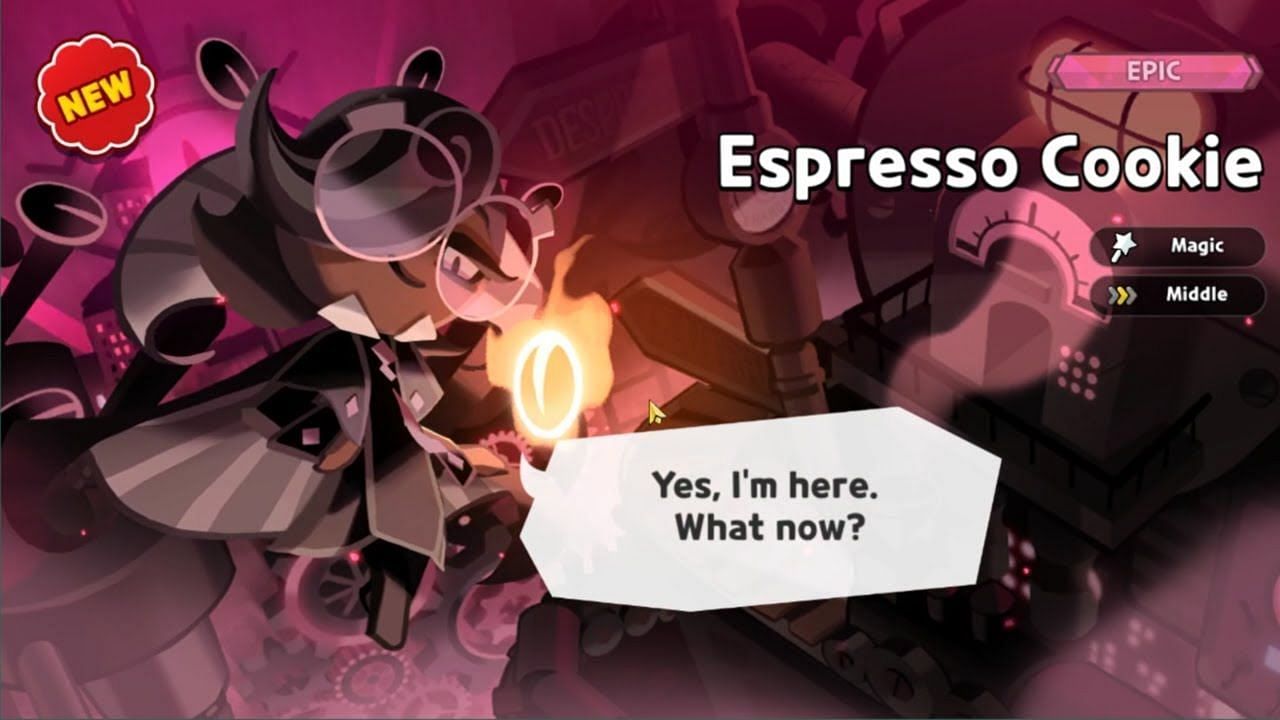 Cookie Run: Kingdom Espresso Cookie (Image via Cookie Run: Kingdom)