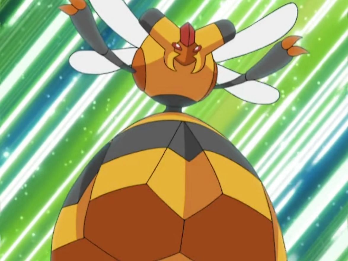 Vespiqueen is Bug-type and Flying-type (Image via The Pokemon Company)