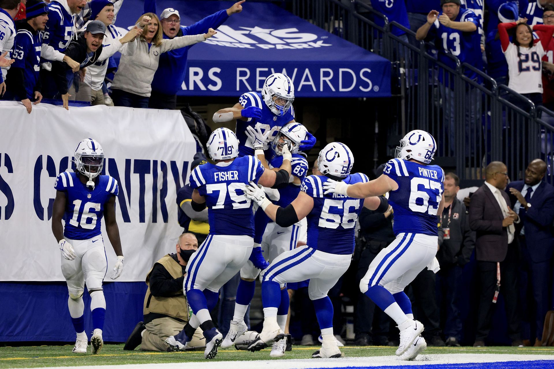 A win over the Patriots allowed the surging Colts to shoot up the AFC power rankings