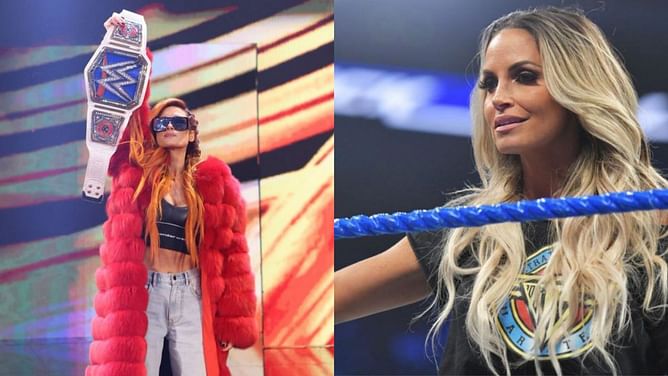 "Becky Lynch would be interesting" - Trish Stratus teases potential confrontation at upcoming WWE Live event