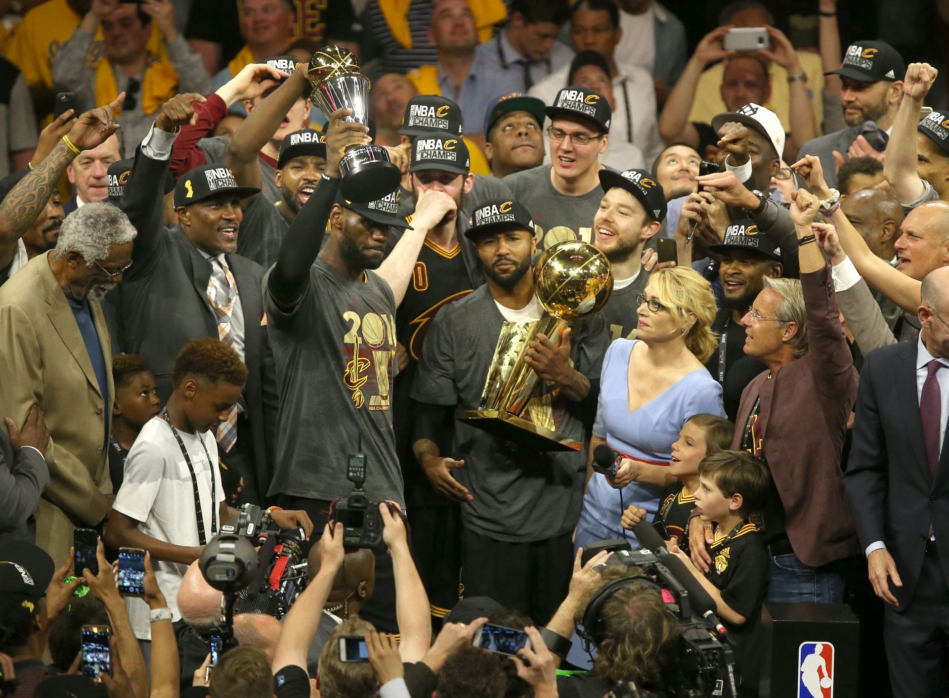 Cleveland celebrated its first championship in more than 50 years after LeBron James led the Cavaliers past a 3-1 deficit against the Golden State Warriors. [Photo: Cleveland.com]