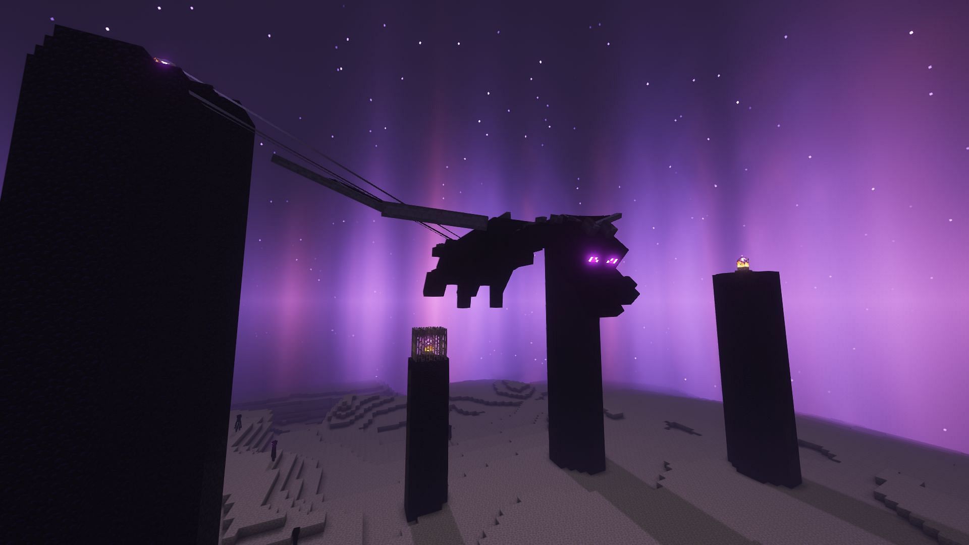 The Ender Dragon (Image via Minecraft)