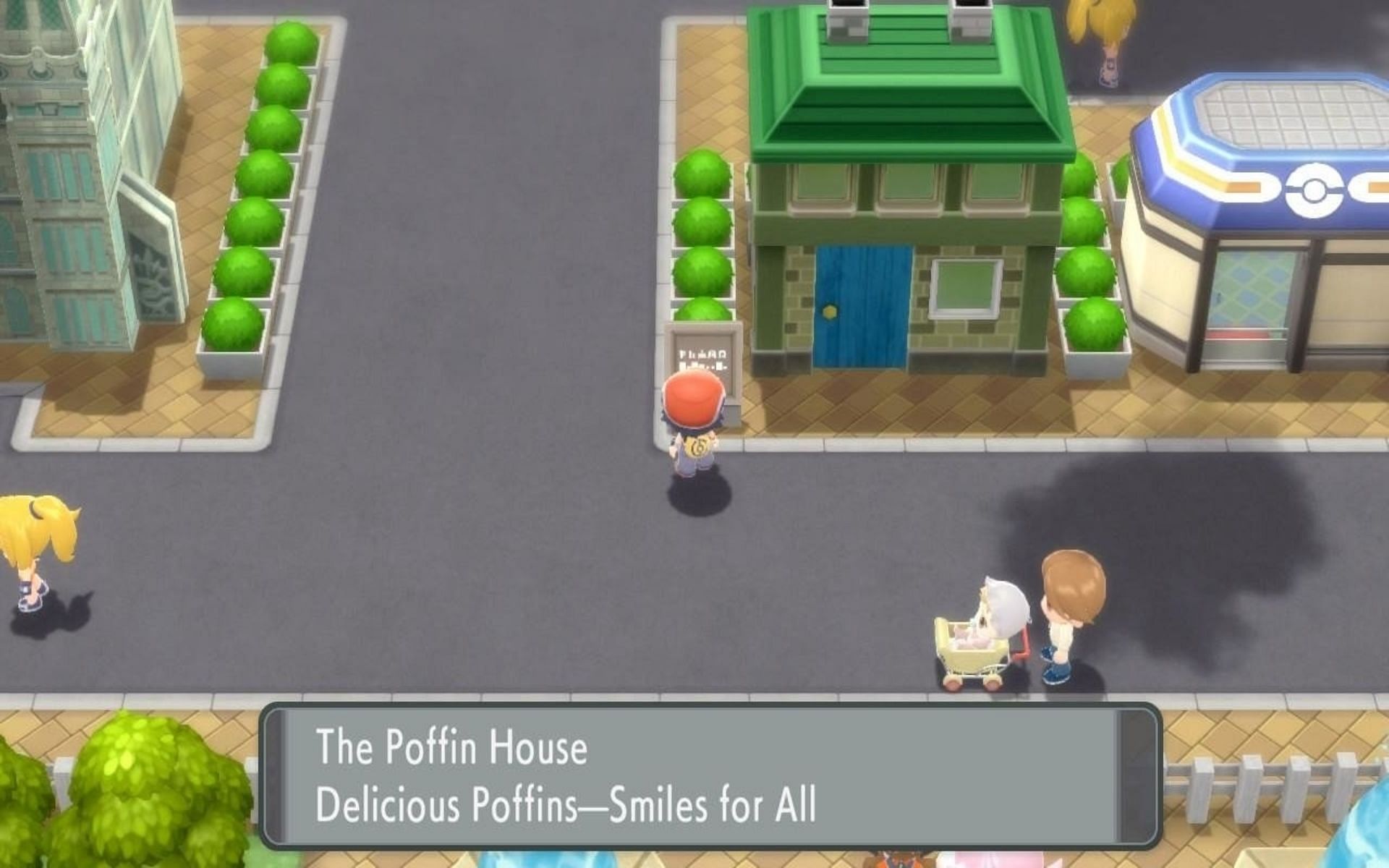 The Poffin House is in Hearthome City (Image via The Pokemon Company)