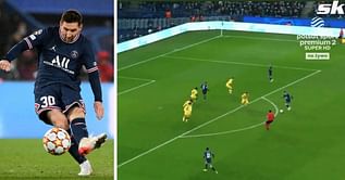 WATCH - Lionel Messi scores stunning goal from outside the box to give PSG 3-0 lead over Club Brugge