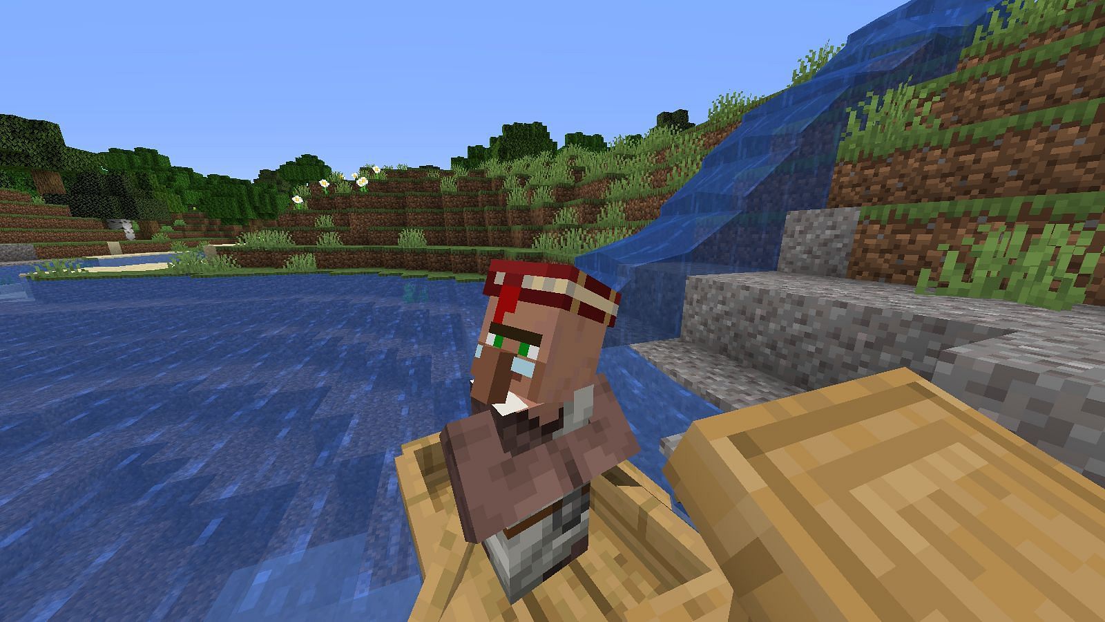 A Librarian Villager in Minecraft (Image via u/xthrowawayx1313 Reddit)