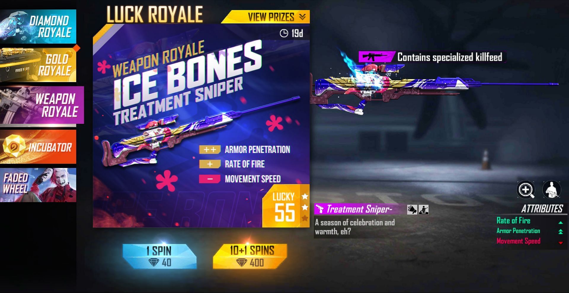 The ongoing Weapon Royale (Image via Free Fire)