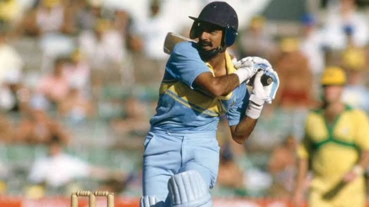 Kris Srikkanth in full flow during his playing days. Pic: Getty Images