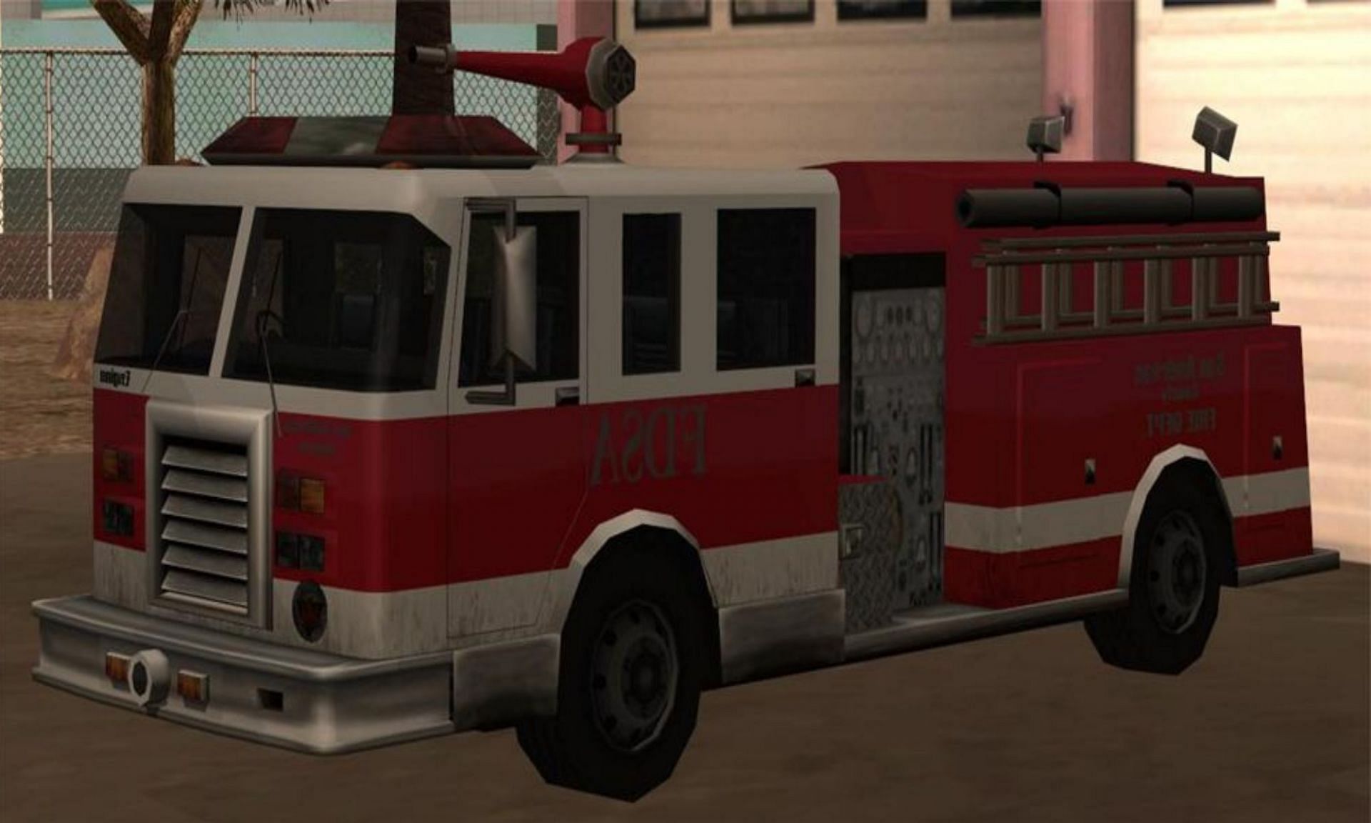 Firetrucks are a license to print money in GTA San Andreas (Image via Rockstar Games)