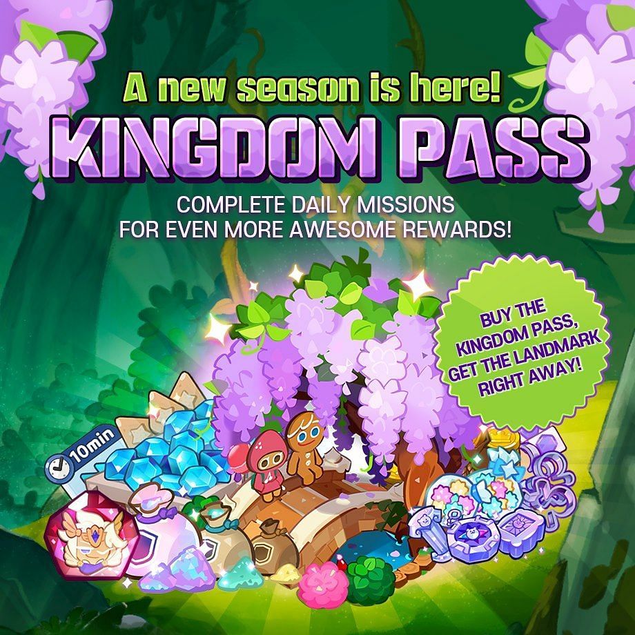 Cookie Run: Kingdom Spring Wisteria Tree (Image via Cookie Run: Kingdom)