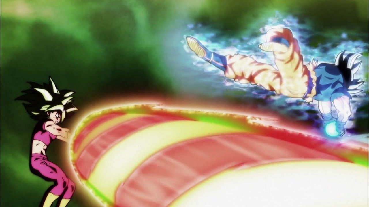 One of Goku&#039;s best battle IQ moments came during this scene in the Tournament of Power. (Image via Toei Animation)