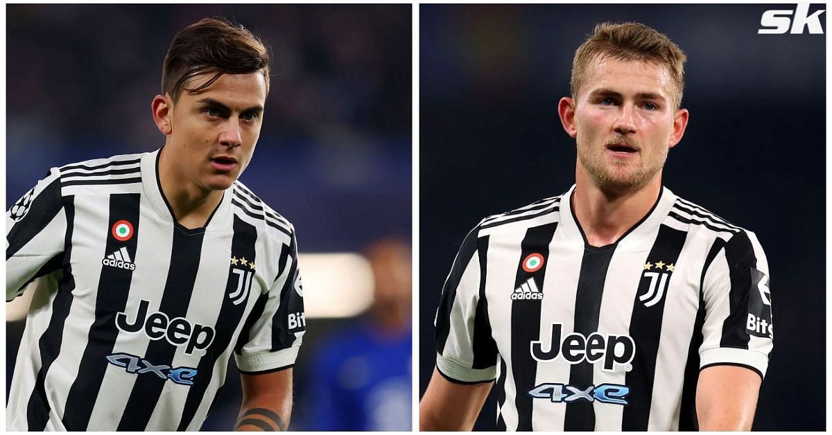 Juventus duo Paulo Dybala and Matthijs de Ligt.