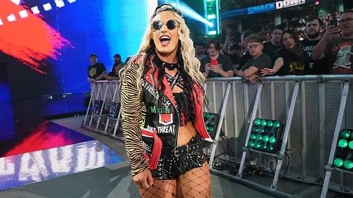 Toni Storm had been with WWE since 2017